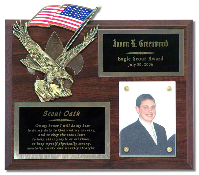 Individual Eagle Scout Plaque