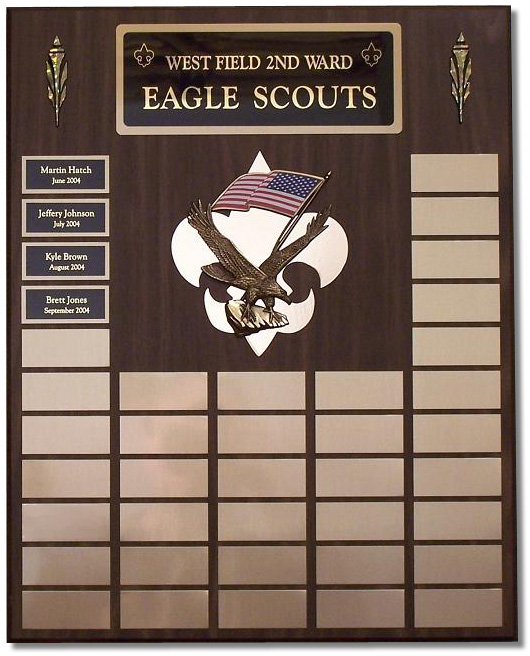 Medium Eagle Scout Plaque - Click Image to Close